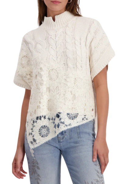 JUMPER WITH LACE - 808136MNR