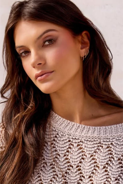 3/4 SLV KNIT TOP - 409480MNR TOP