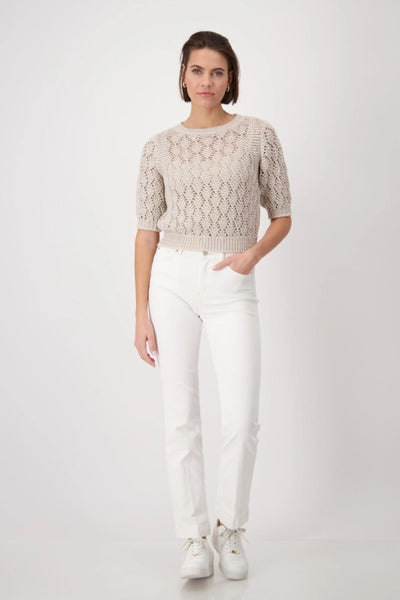 3/4 SLV KNIT TOP - 409480MNR TOP