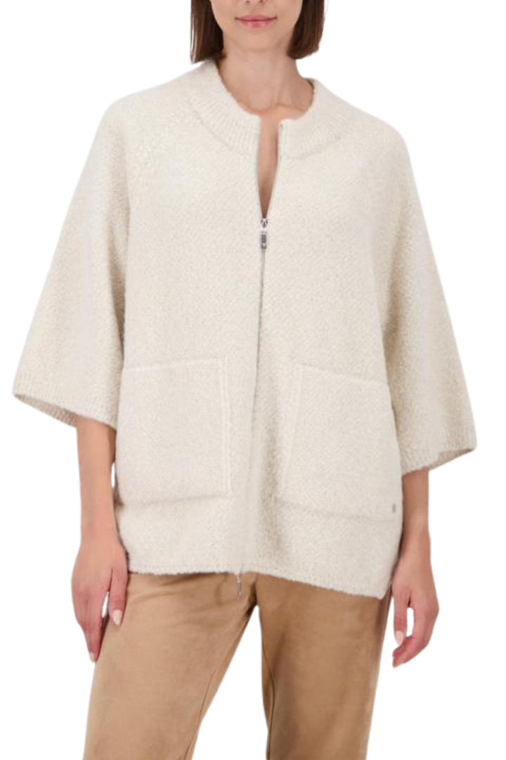 KNITTED CAPE JACKET - 809580MNR
