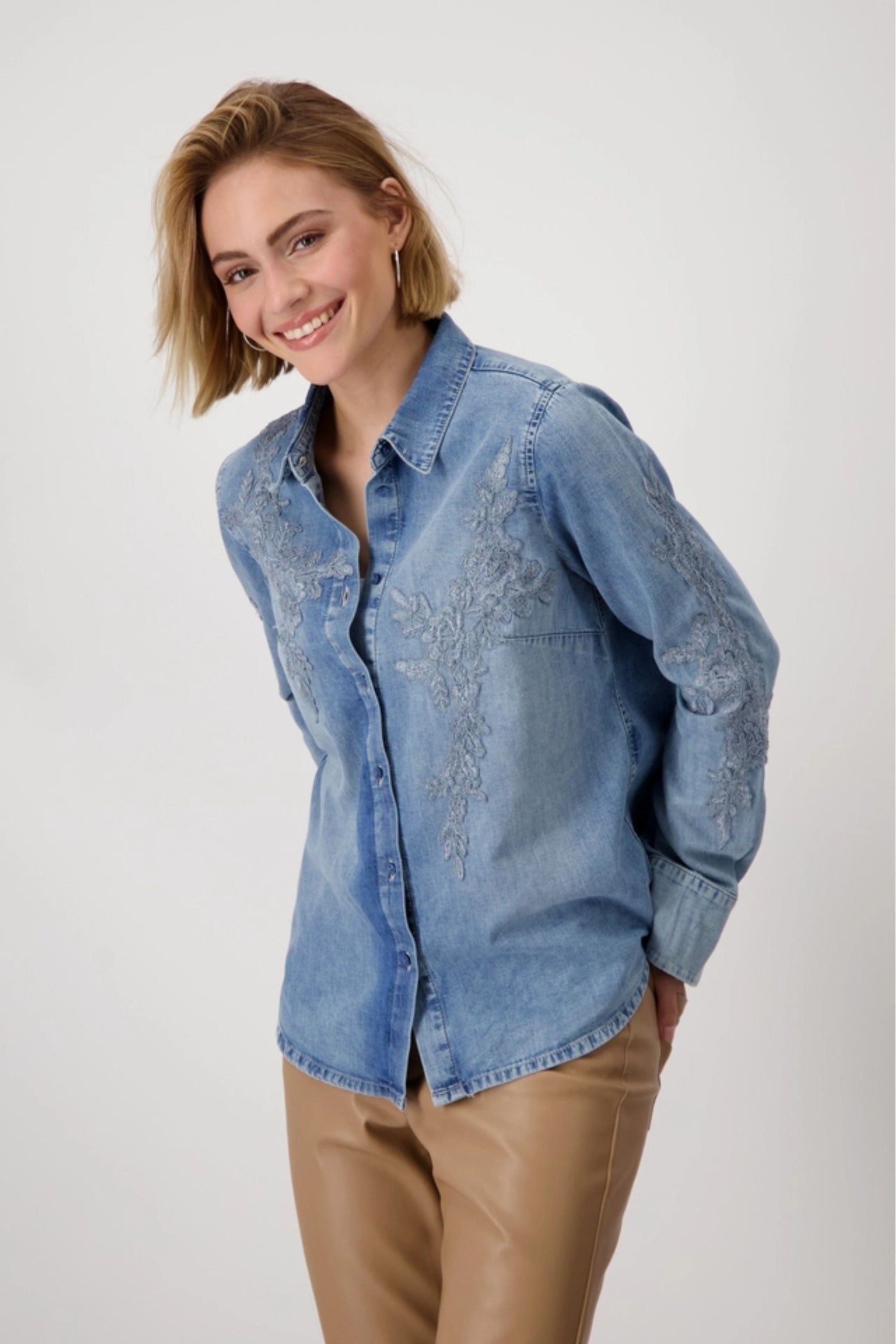 TENCIL LACE SHIRT - 409492MNR SHIRT