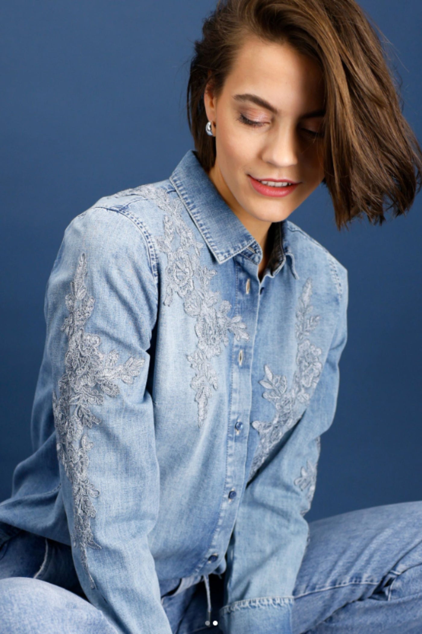 TENCIL LACE SHIRT - 409492MNR SHIRT