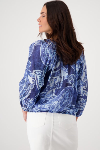 PAISLEY PRINT BLOUSE 409755MNR BLOUSE