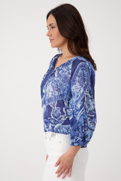 PAISLEY PRINT BLOUSE 409755MNR BLOUSE