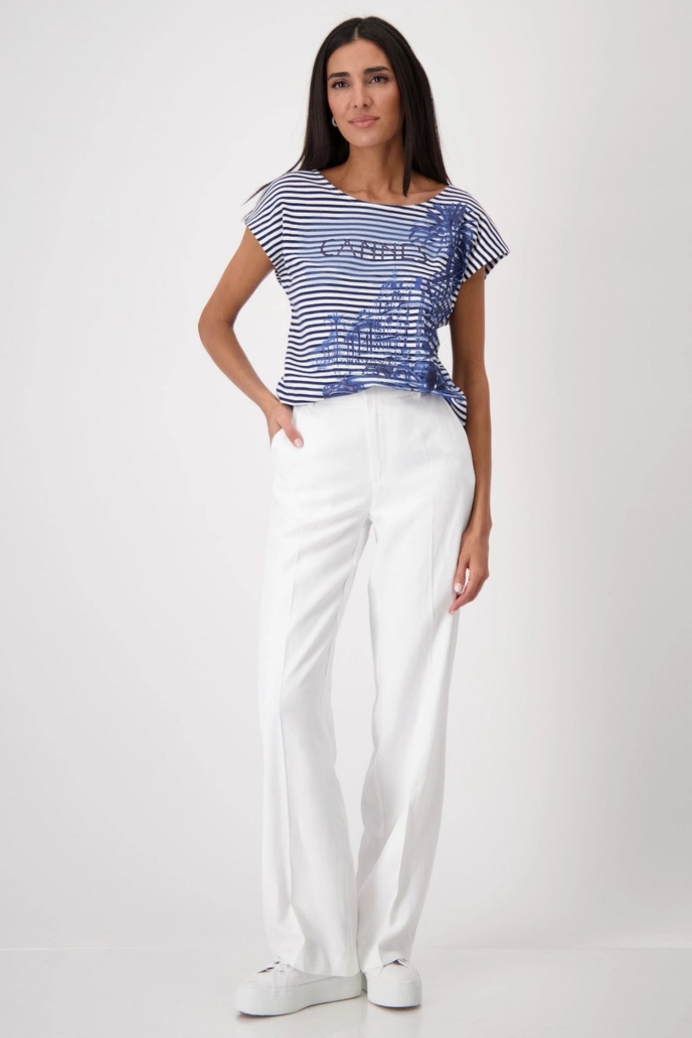 PALM TREE TEE 410022MNR TOP