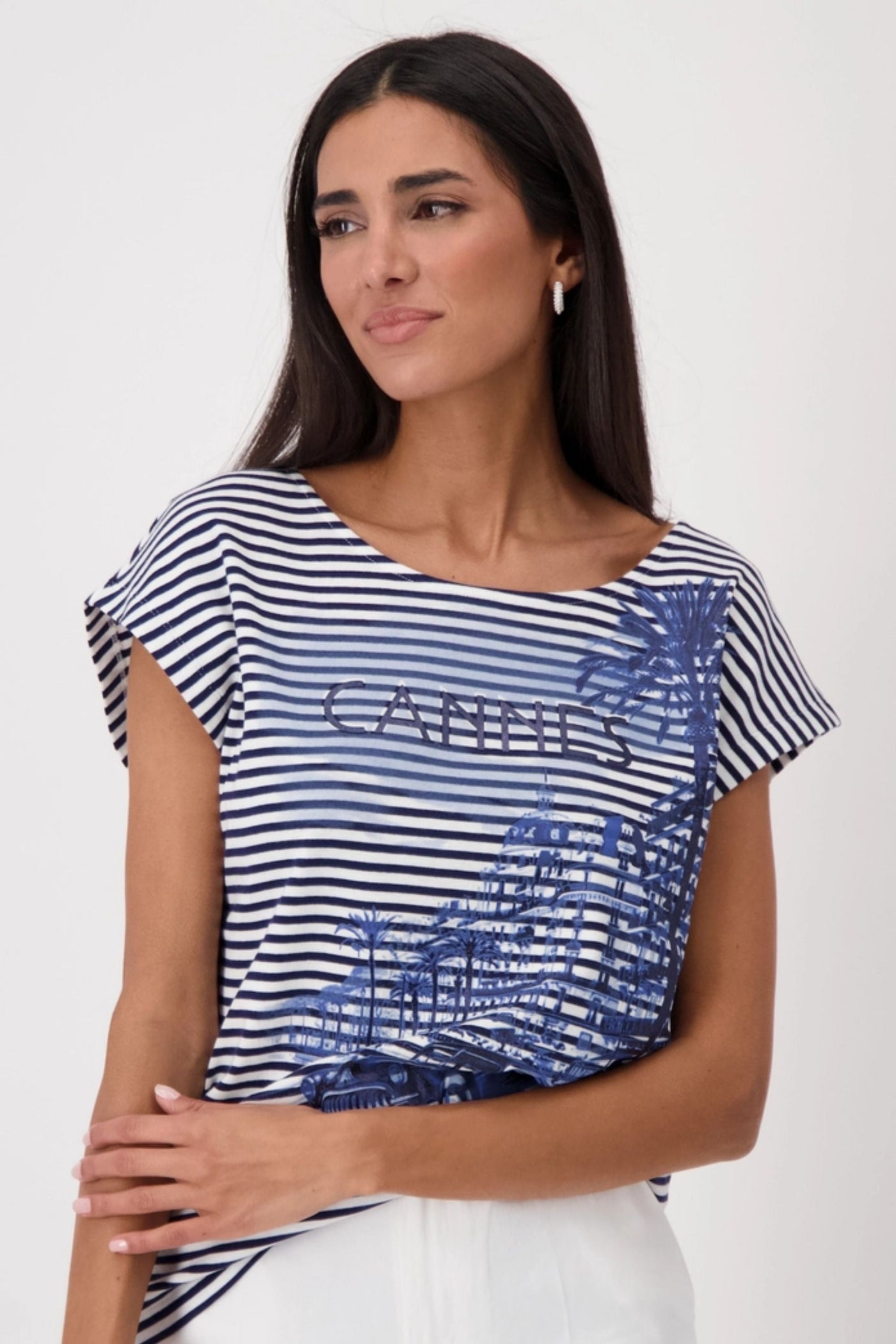 PALM TREE TEE 410022MNR TOP
