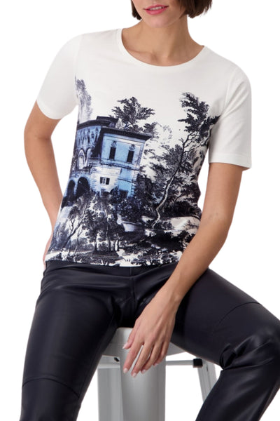 MONARI-PRINTED-TEE-409078-OFF-WHITE