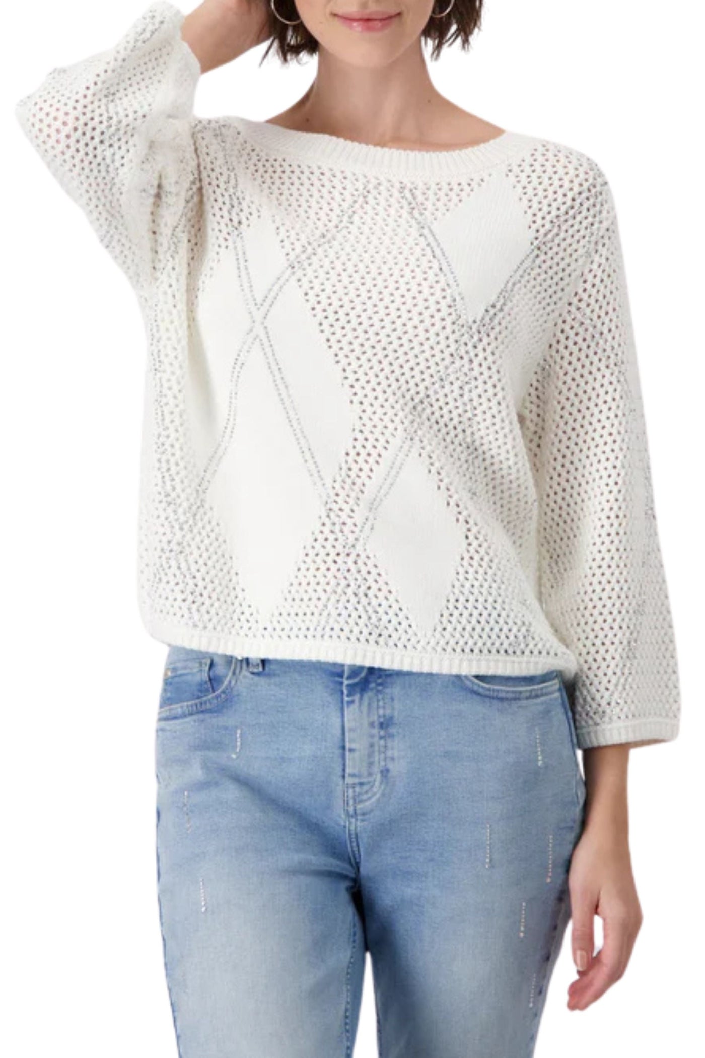 MONARI-SEQUIN-KNIT-409226-OFF-WHITE