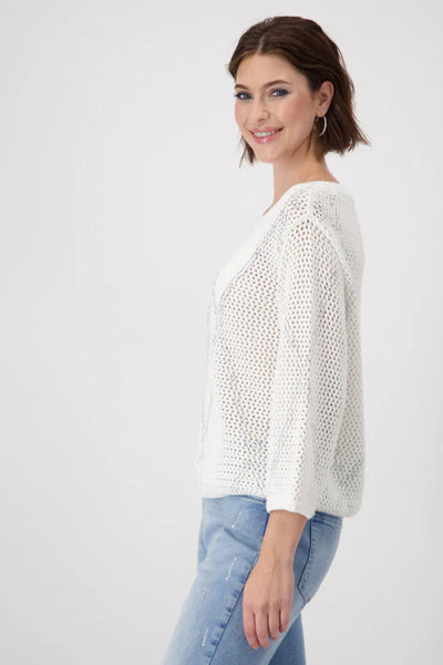 SEQUIN KNIT TOP - 409226MNR TOP