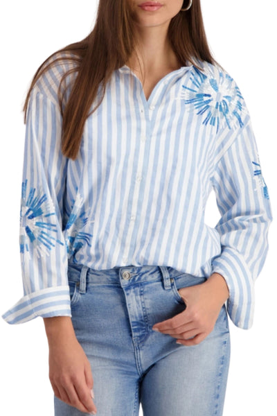 MONARI-SEQUIN-SHIRT-409145-SPRING-WATER