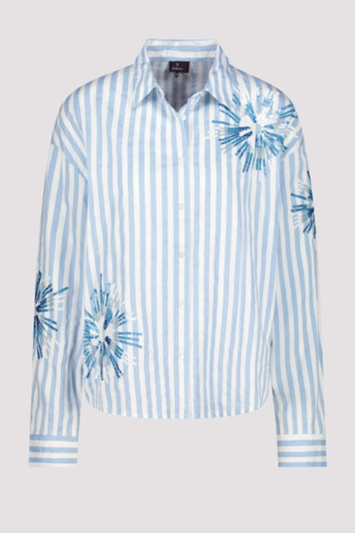 SEQUIN STRIPE SHIRT - 409145MNR SHIRT