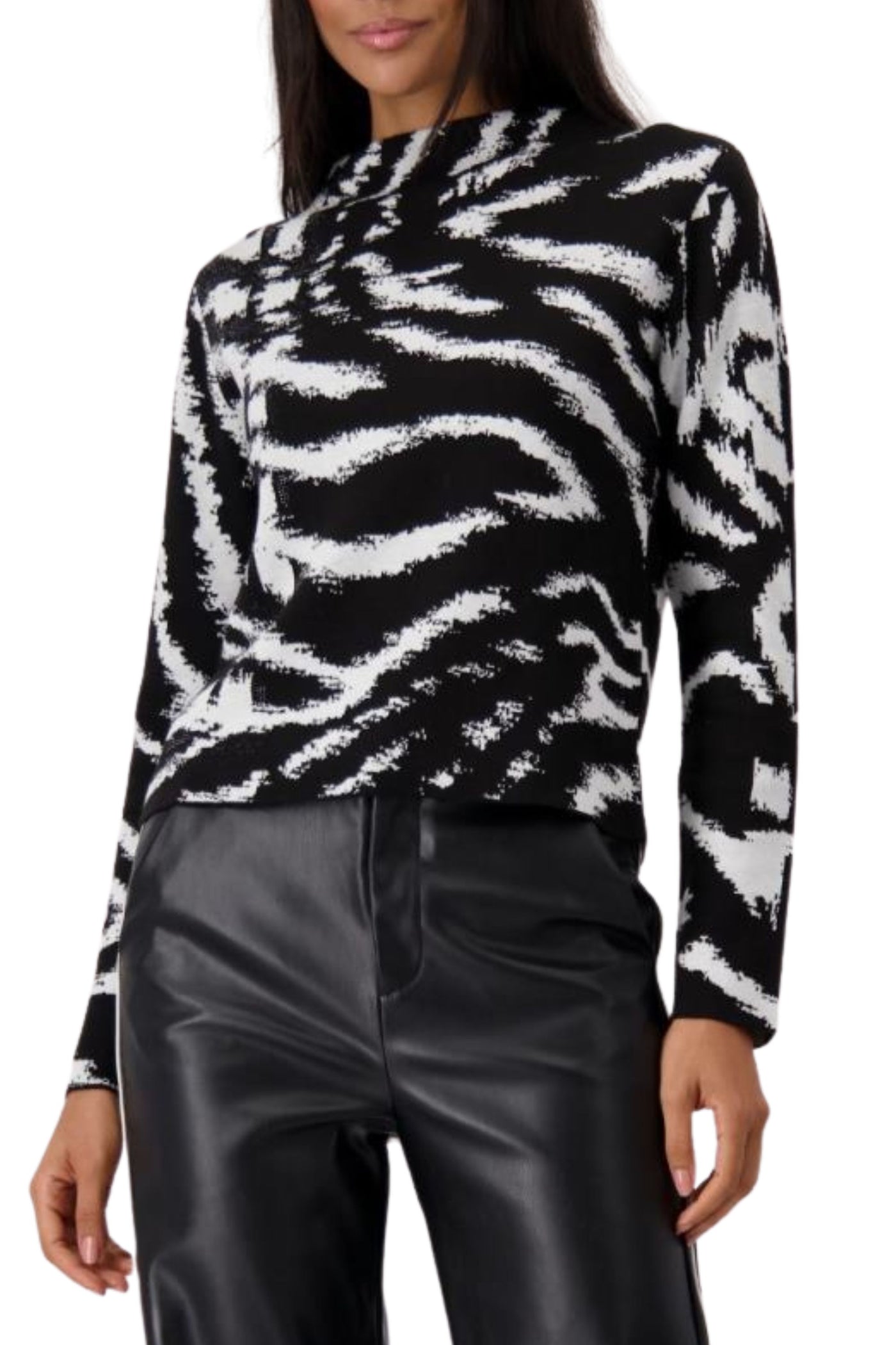 SWIRL KNIT PULLOVER - 808336MNR