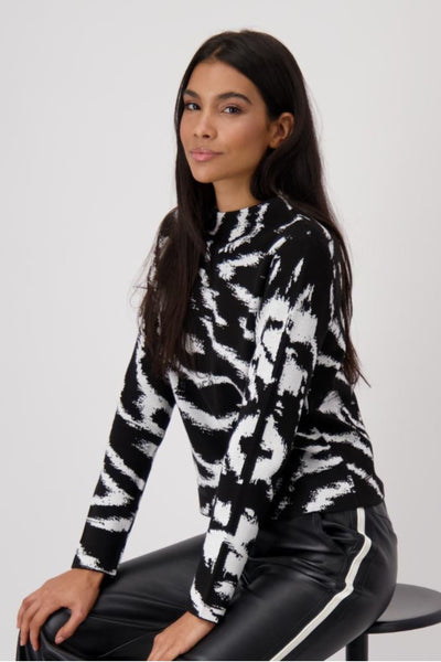 SWIRL KNIT PULLOVER - 808336MNR