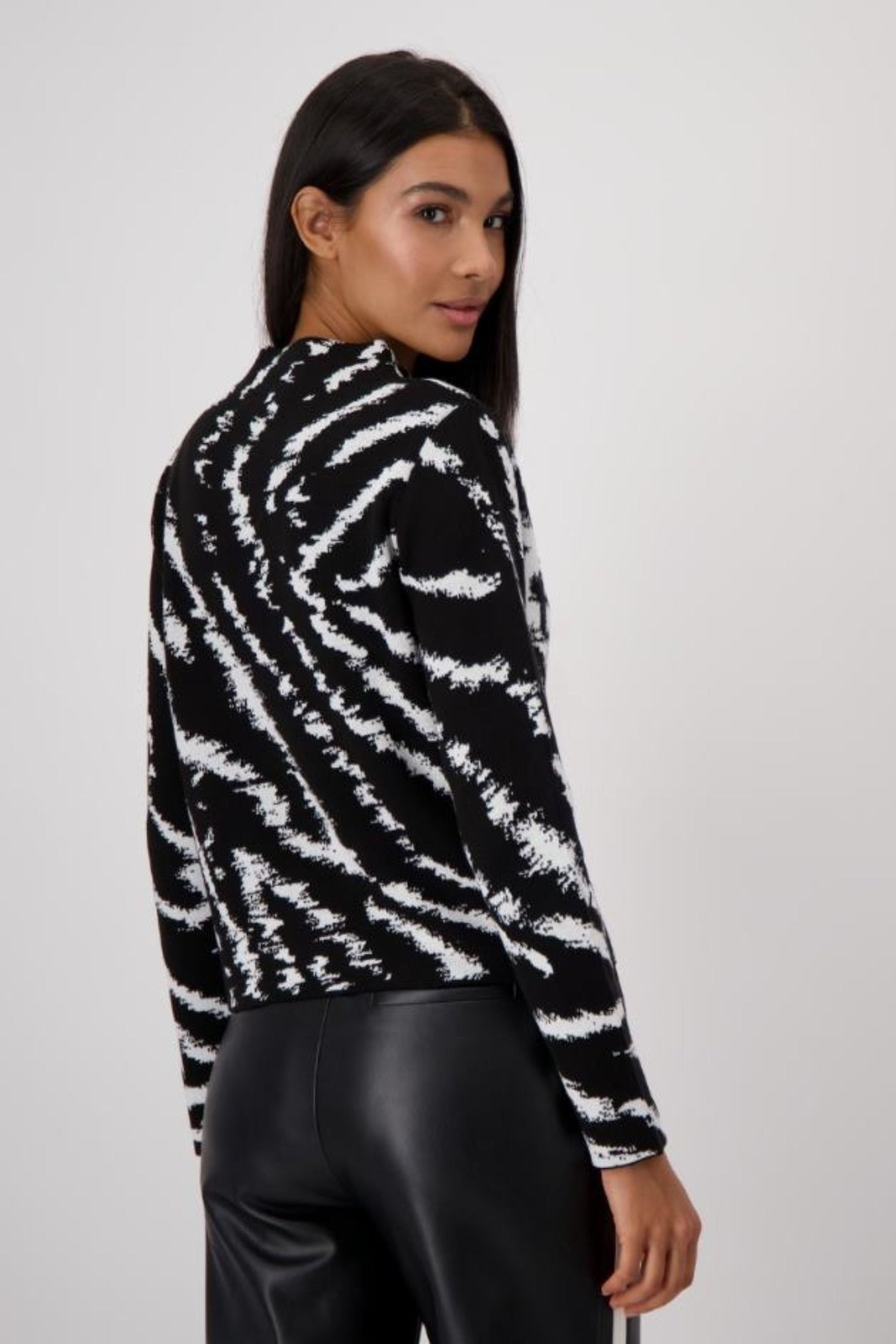 SWIRL KNIT PULLOVER - 808336MNR