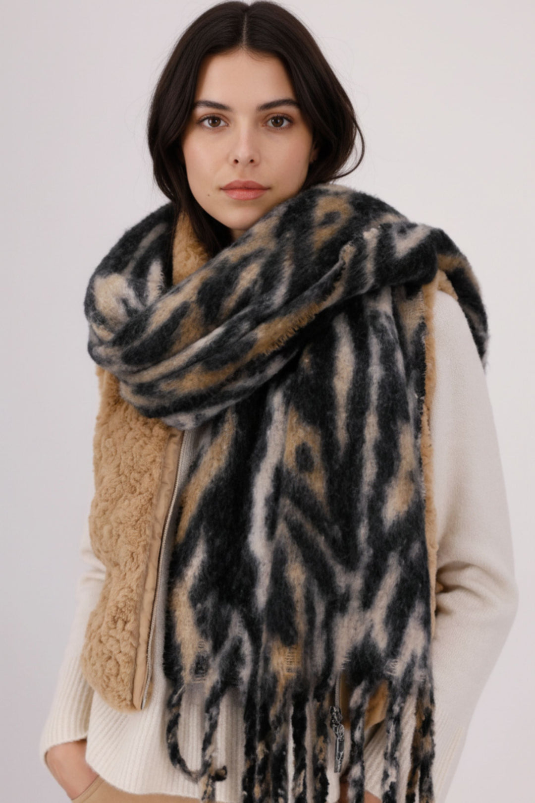 TIGER SCARF - 809672MNR