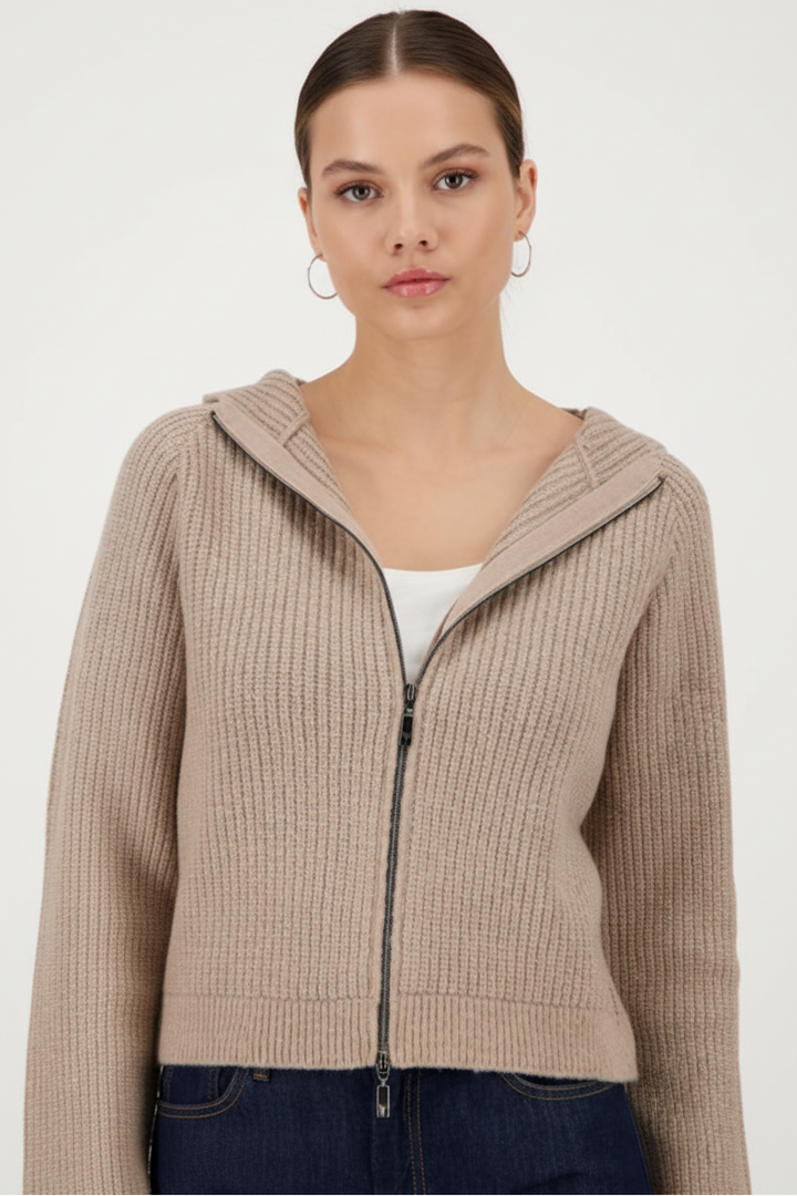ZIP KNIT JACKET - 808960MNR