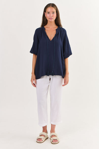 V-NECK BLOUSE - NAM32