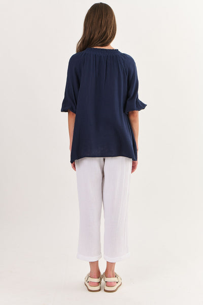 V-NECK BLOUSE - NAM32