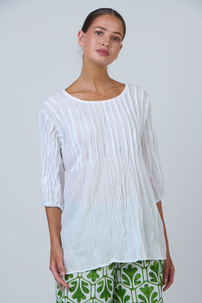 1/2 SLEEVE COTTON TOP - N26