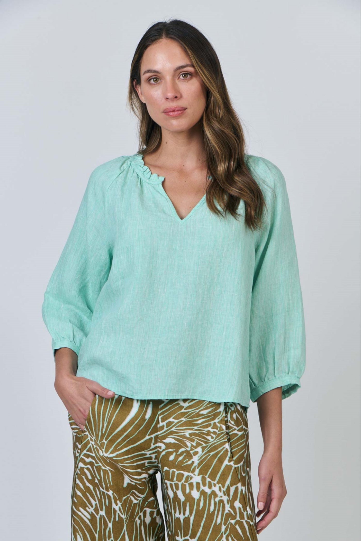 3/4 SLEEVE BLOUSE - GA588