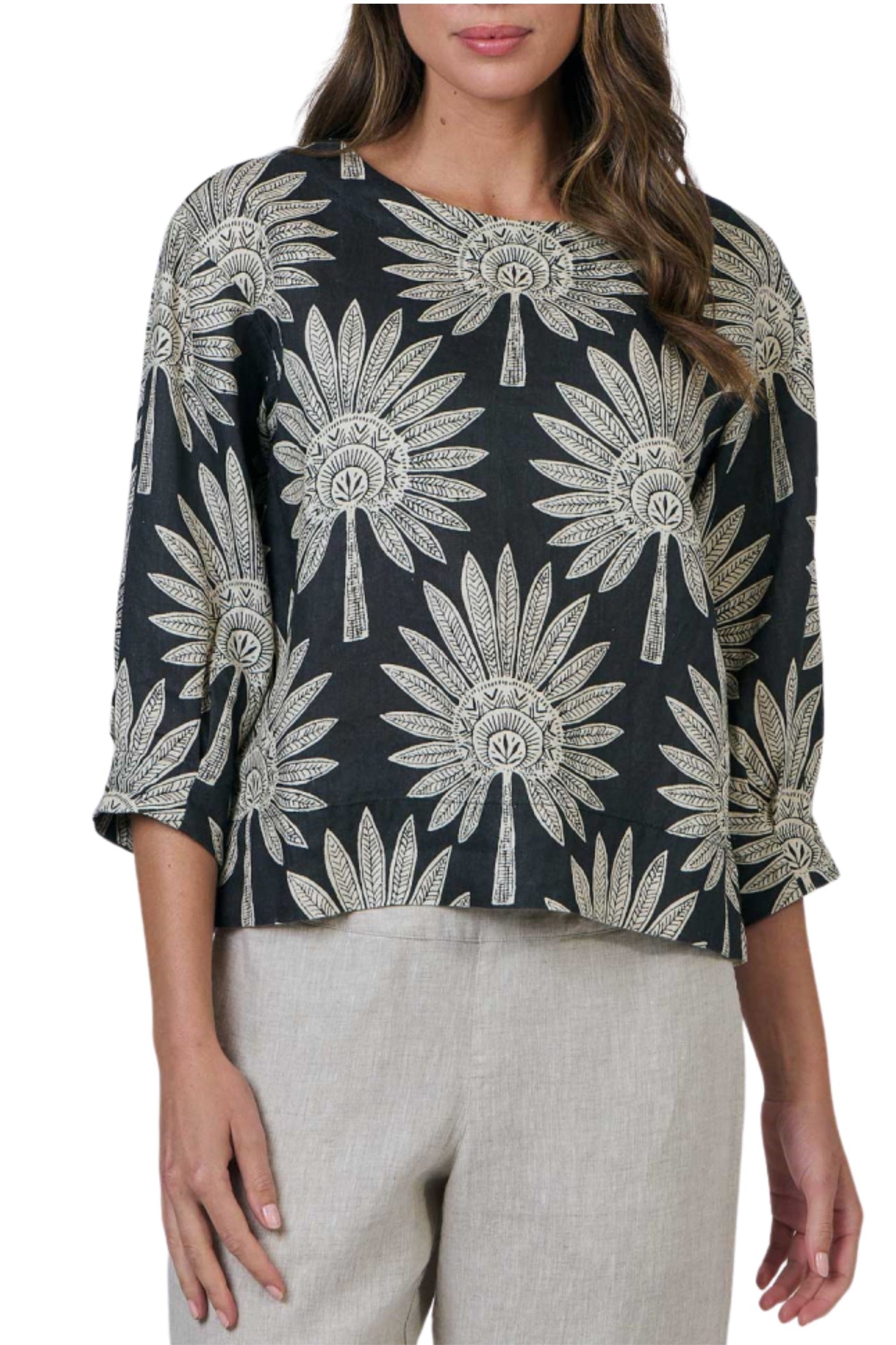3/4 SLEEVE TOP - GA641