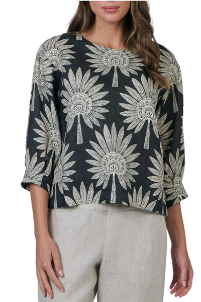 3/4 SLEEVE TOP - GA641