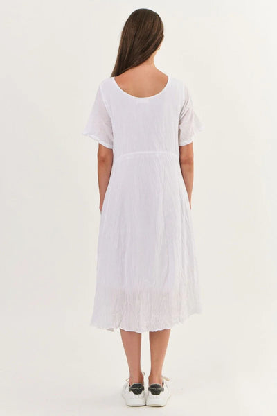 ROUND NECK COTTON DRESS - P150 DRESS