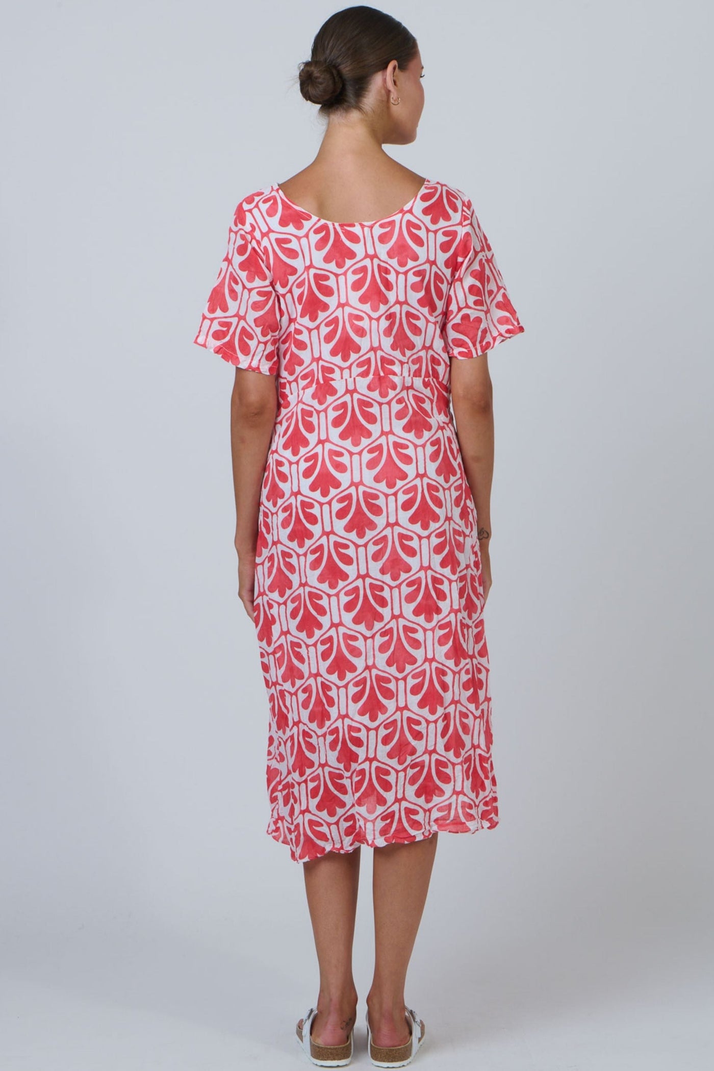 ROUND NECK COTTON DRESS - P150 DRESS