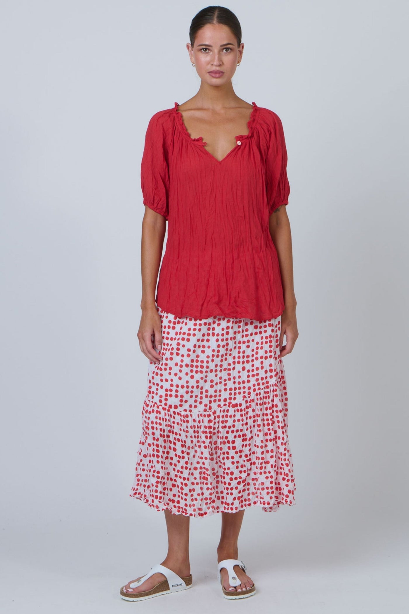 SCOOP NECK TOP - P105 TOP