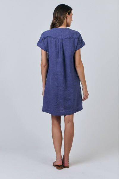 V NECK DRESS - GA613