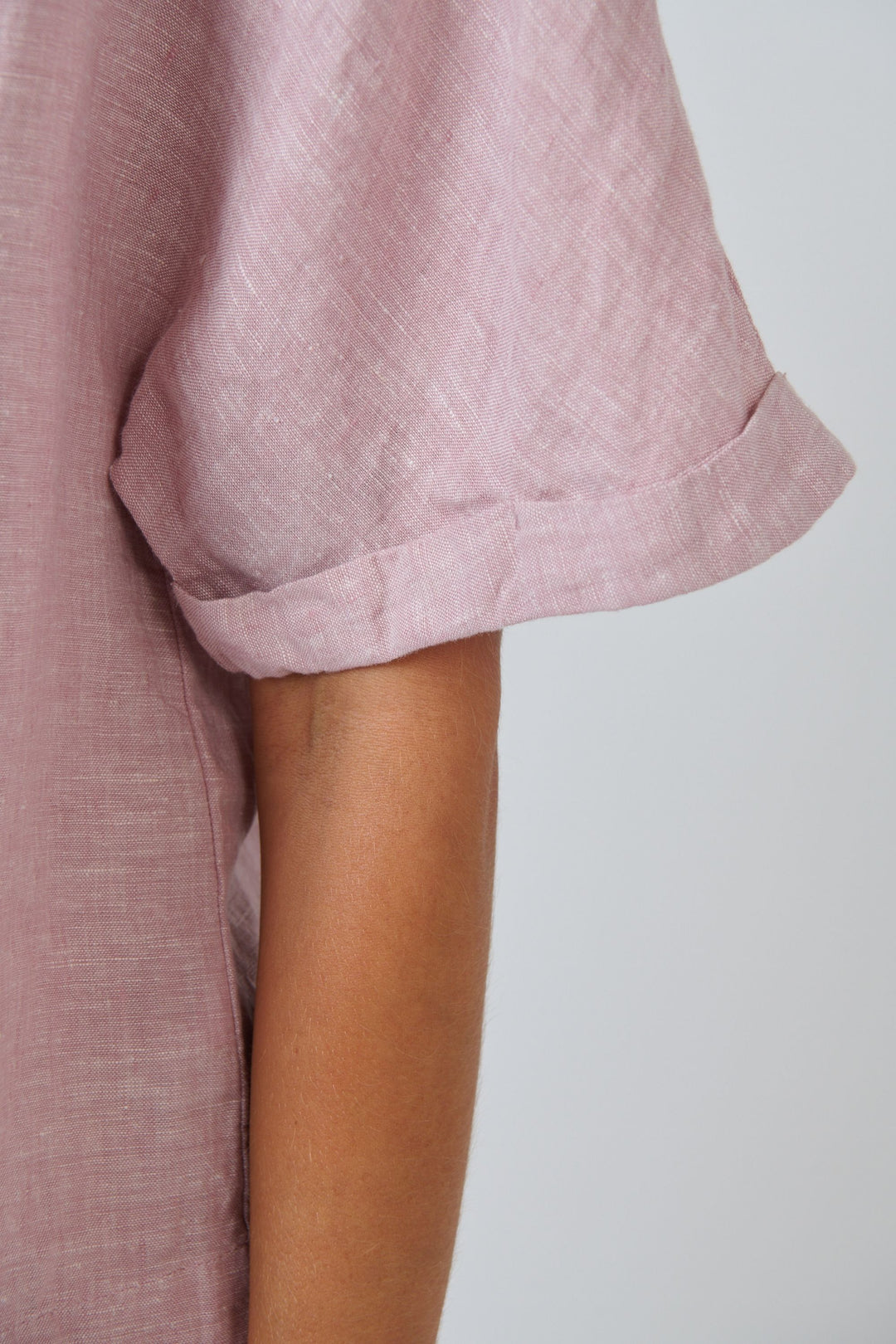 BUTTONED LINEN TOP - GA689