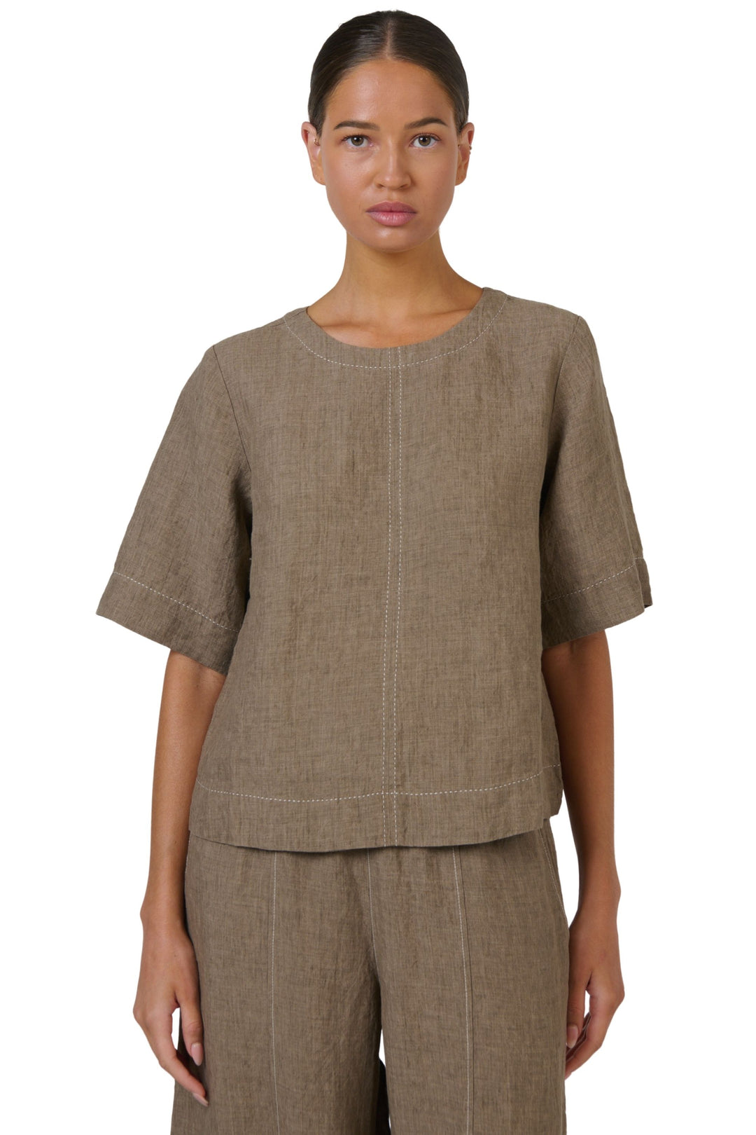LINEN TOP - GA724A