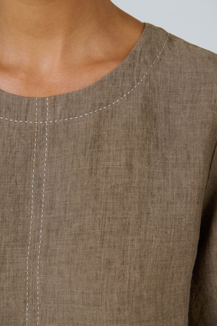 LINEN TOP - GA724A