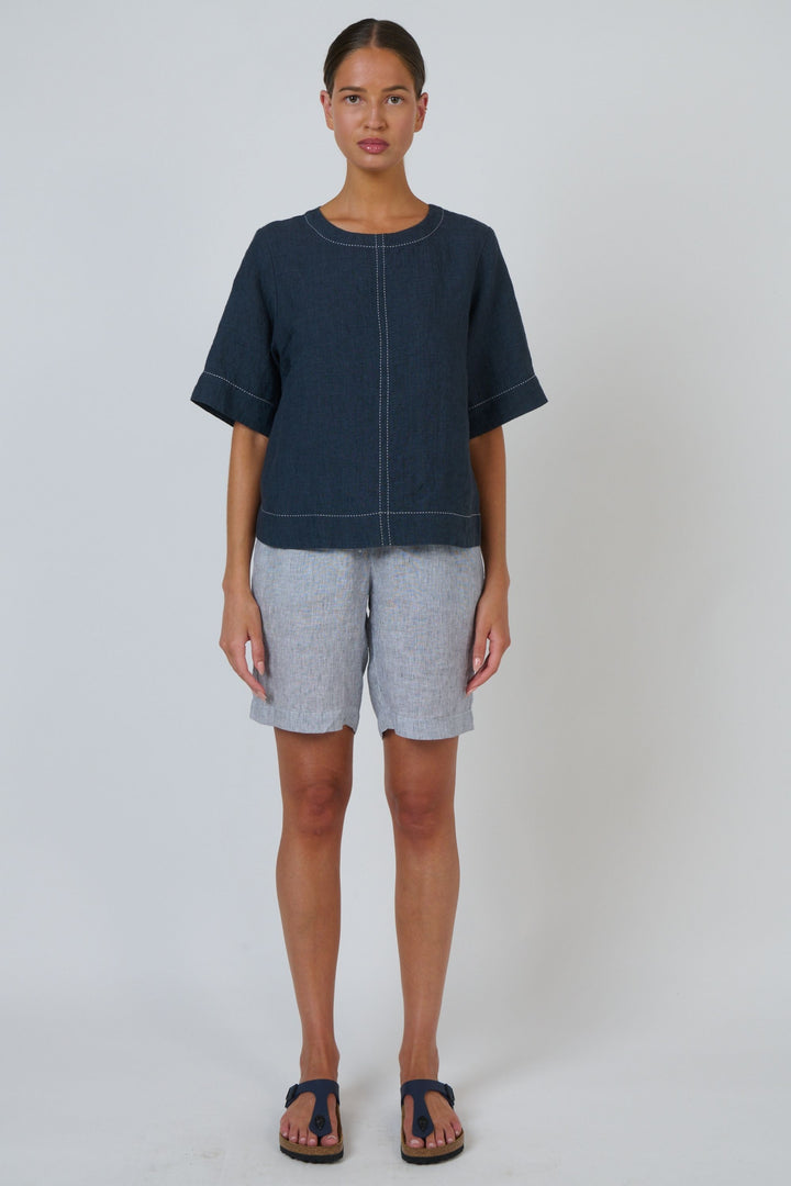 LINEN TOP - GA724A