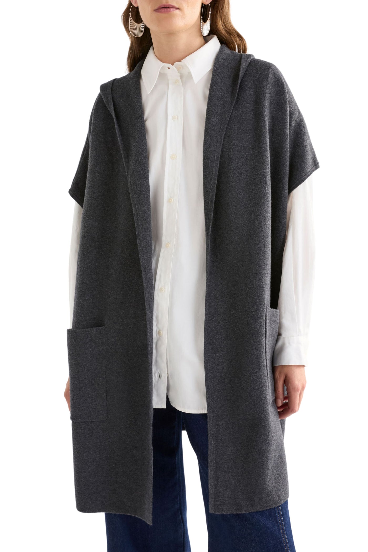 NEUWT HOODED PONCHO - K0146