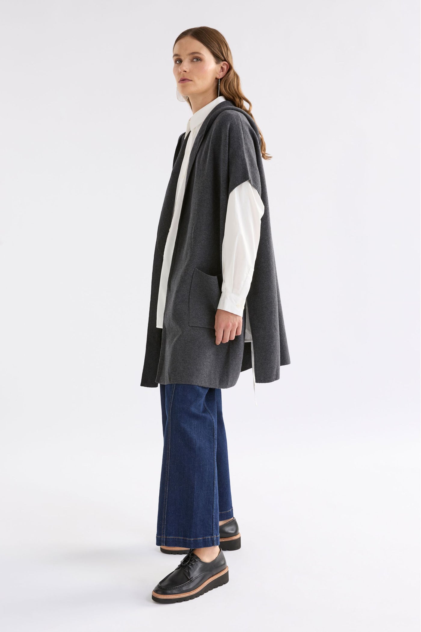 NEUWT HOODED PONCHO - K0146