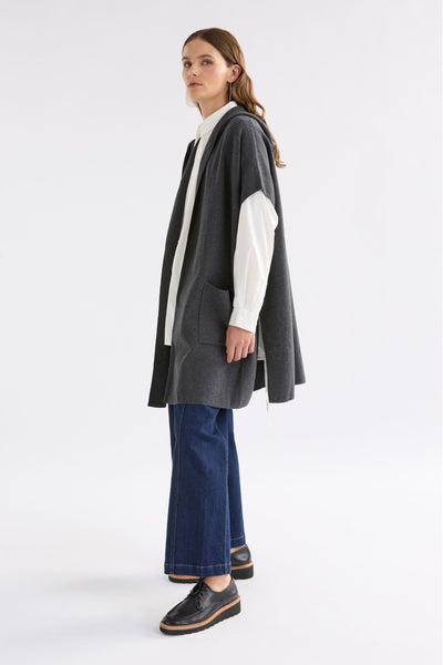 NEUWT HOODED PONCHO - K0146