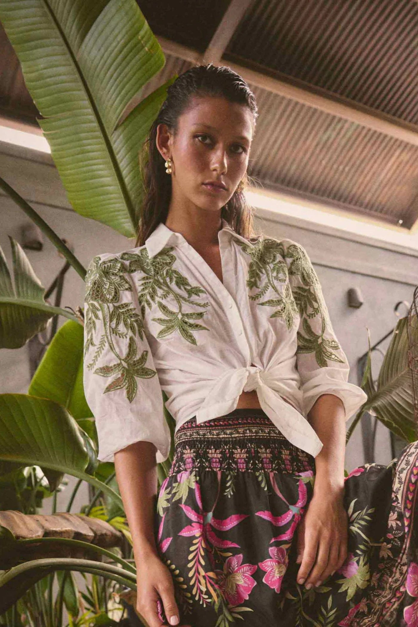 CALLISTO EMBROIDED SHIRT - OW22011