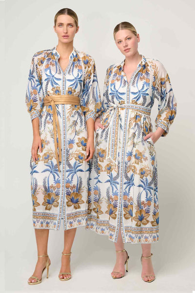 CARMEN SILK COTTON DRESS - OW42026 DRESS