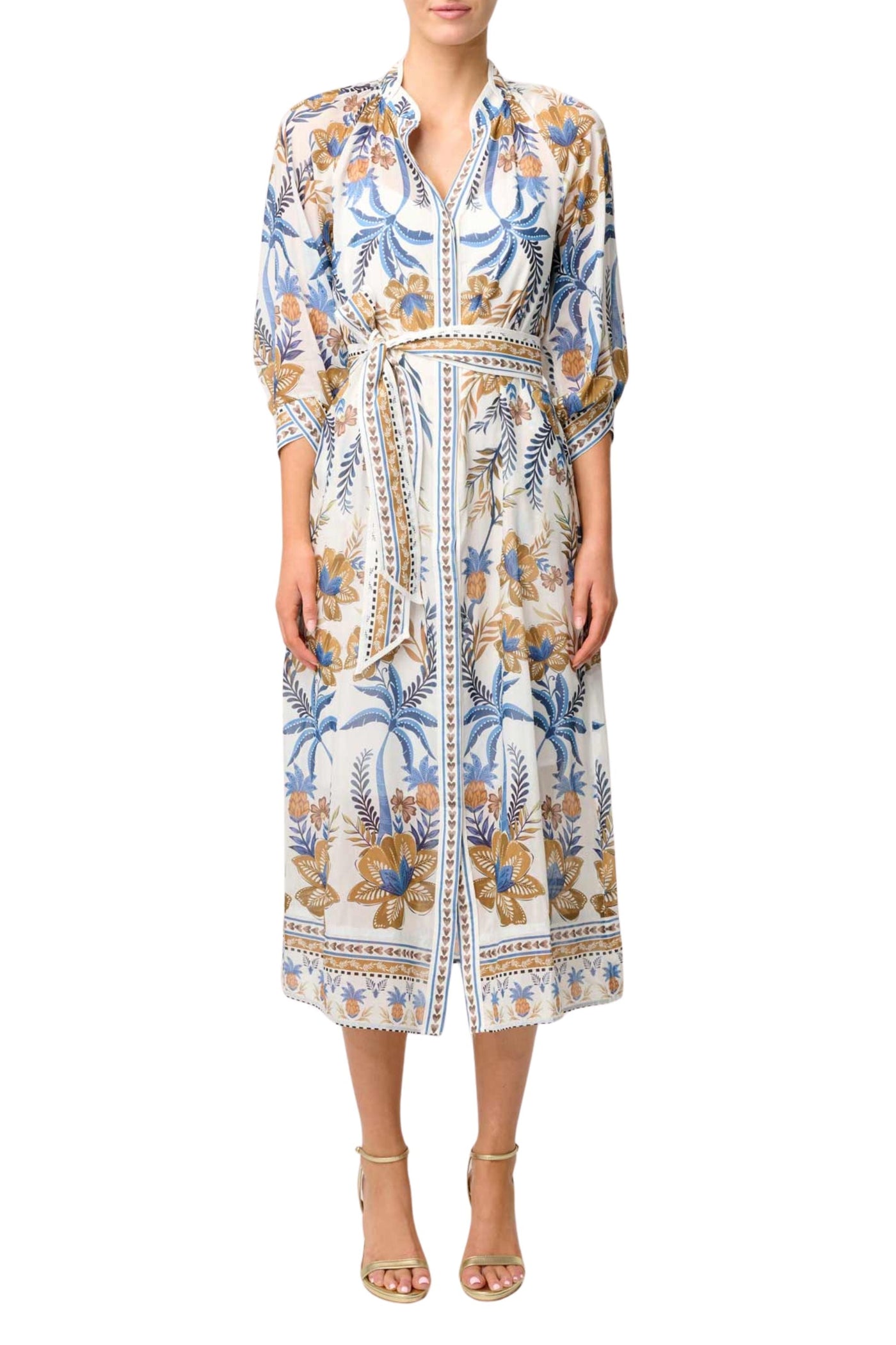 CARMEN SILK COTTON DRESS - OW42026 DRESS