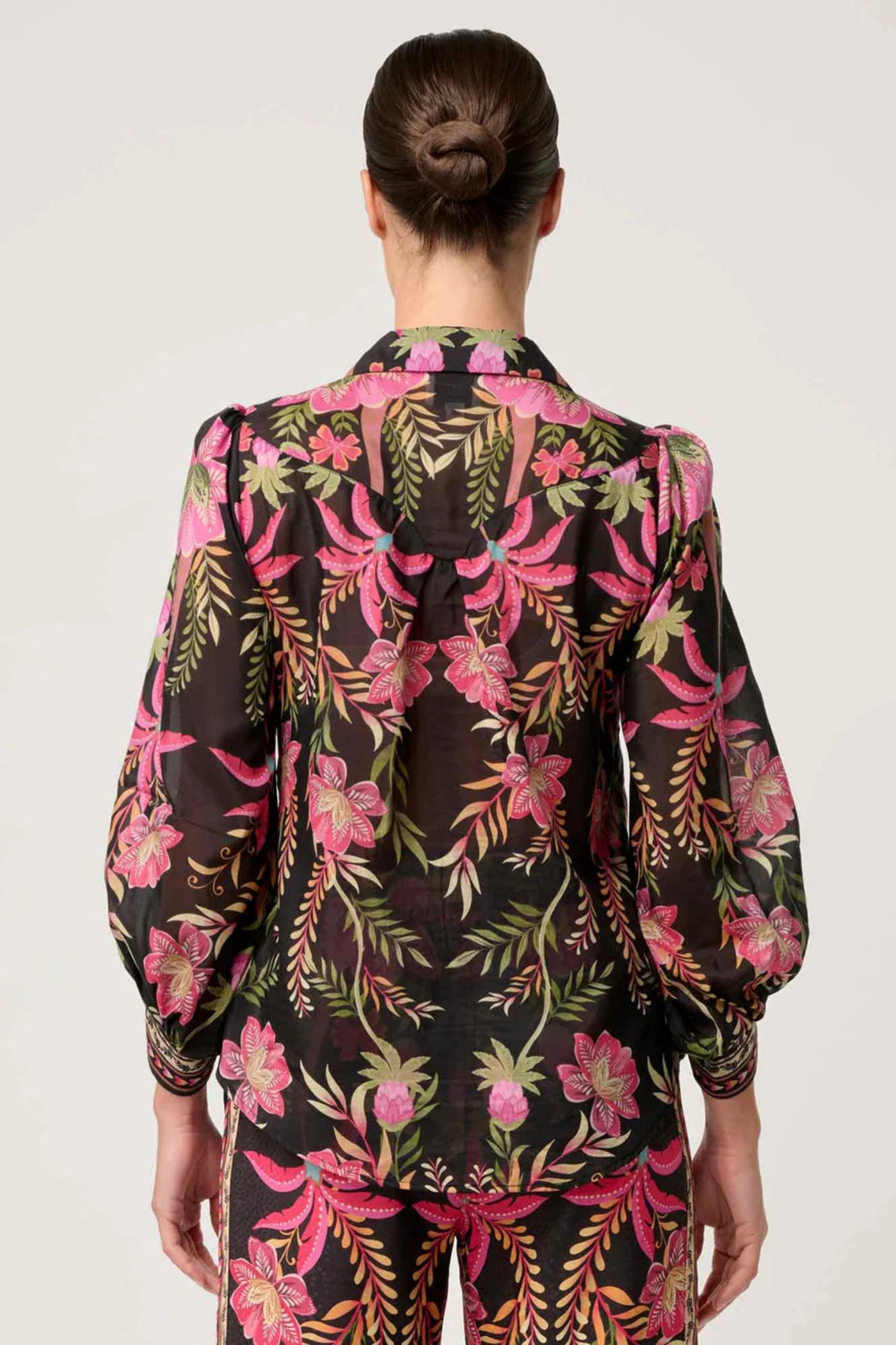 ELYSIAN SILK CONTRAST SHIRT - OW22010
