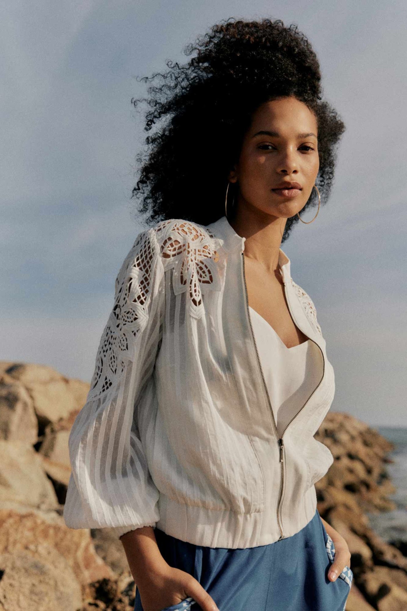 LAMIA TENCEL BLEND JACKET - OW52003 JACKET