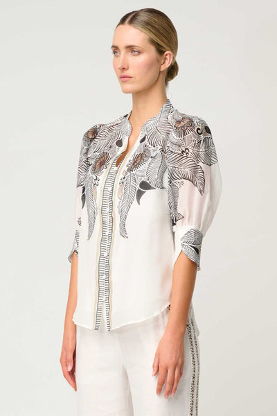 LEILA SILK COTTON SHIRT - OW22018