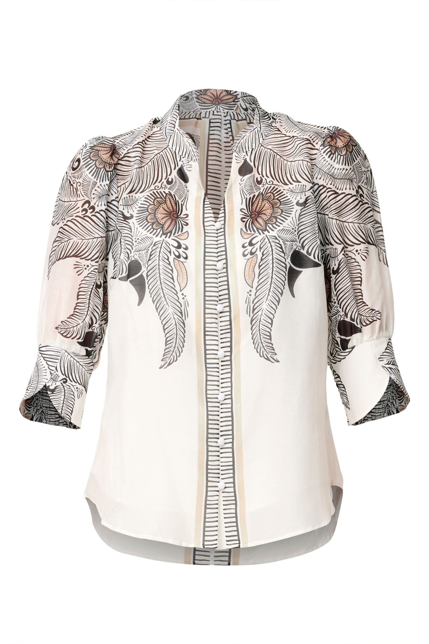 LEILA SILK COTTON SHIRT - OW22018