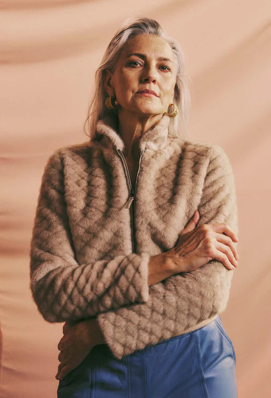 STELLA FAUX FUR BOMBER - OW51701