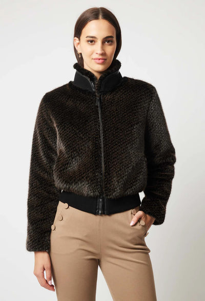 STELLA FAUX FUR BOMBER - OW51701