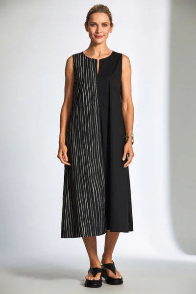 BROKEN STRIPE DRESS - S25504