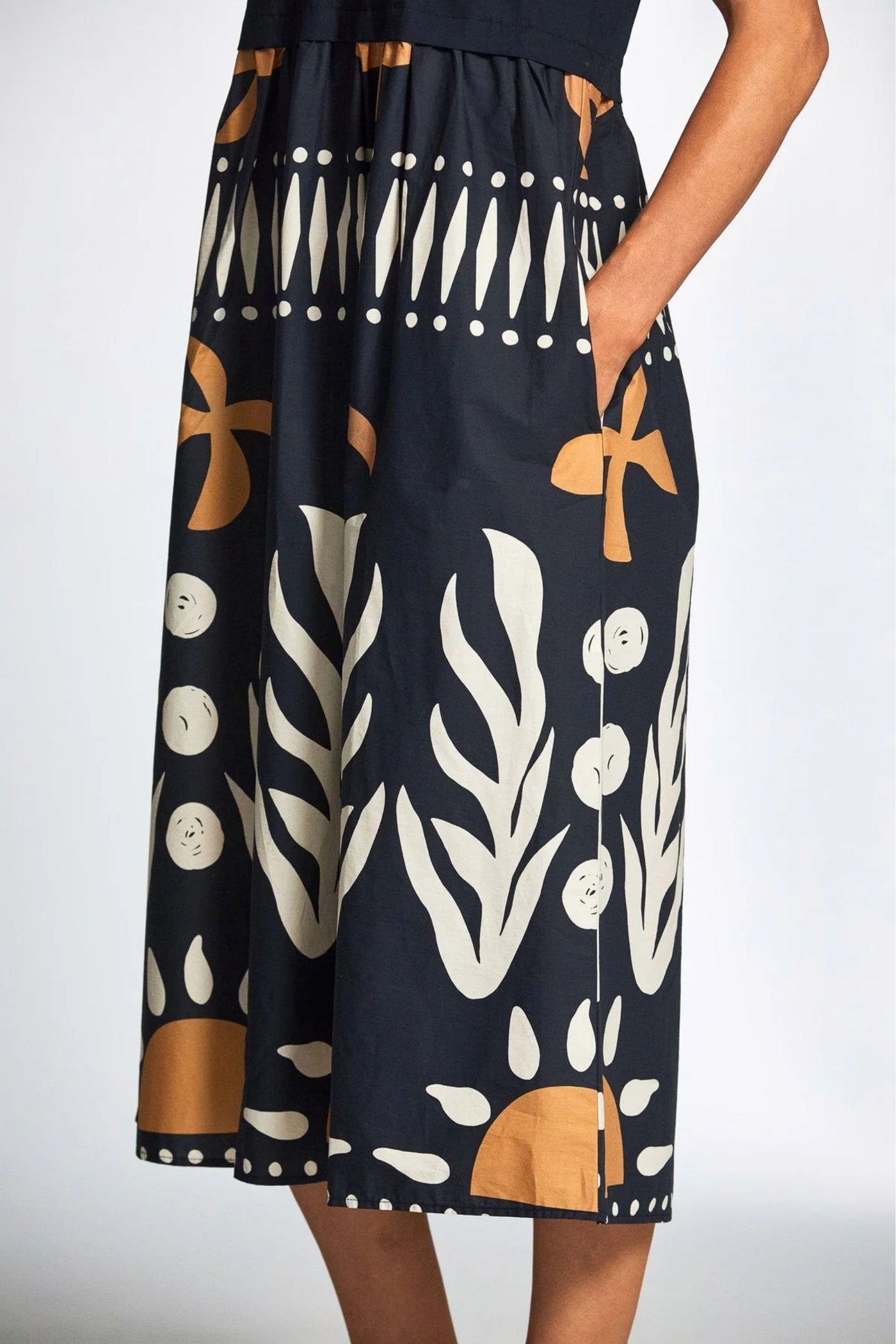 COTTON PRINT DRESS - S25113