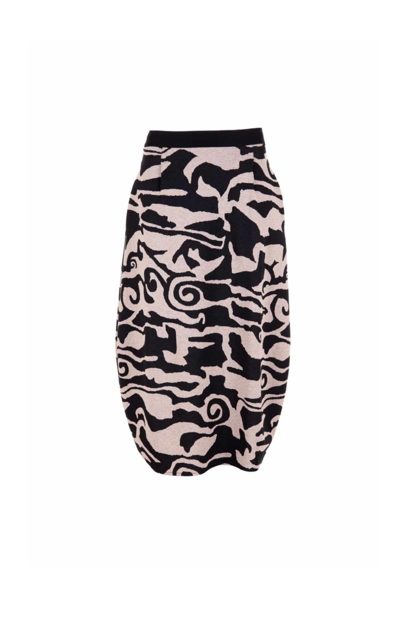 JACQUARD PRINT SKIRT - W24202