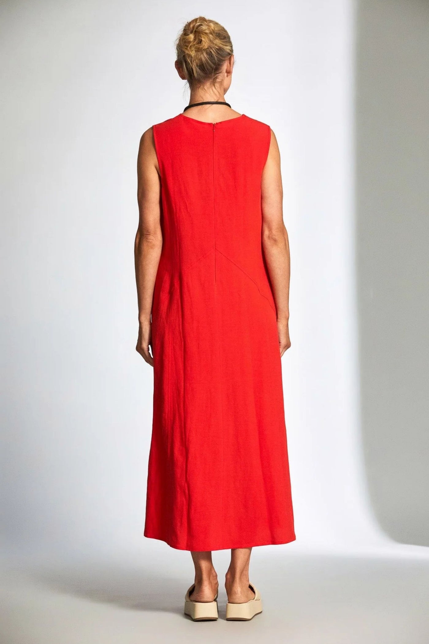 LINEN LONG DRESS - S25169